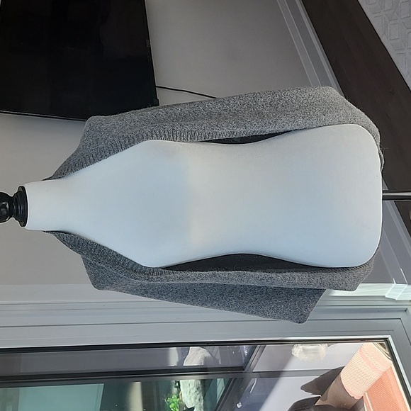 Vince Alpaca Wool Shrug Grey Size S - Picture 3 of 10